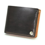 W1D ≪BLACK≫ HAND-DYED  SHORT WALLET / 手染めショートウォレット