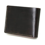 W1D ≪BLACK≫ HAND-DYED  SHORT WALLET / 手染めショートウォレット