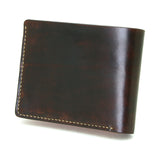 W1D ≪DARK BROWN≫ HAND-DYED  SHORT WALLET / 手染めショートウォレット