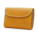 W6D ≪YELLOW≫ HAND-DYED MIDDLE WALLET / 手染めミドルウォレット