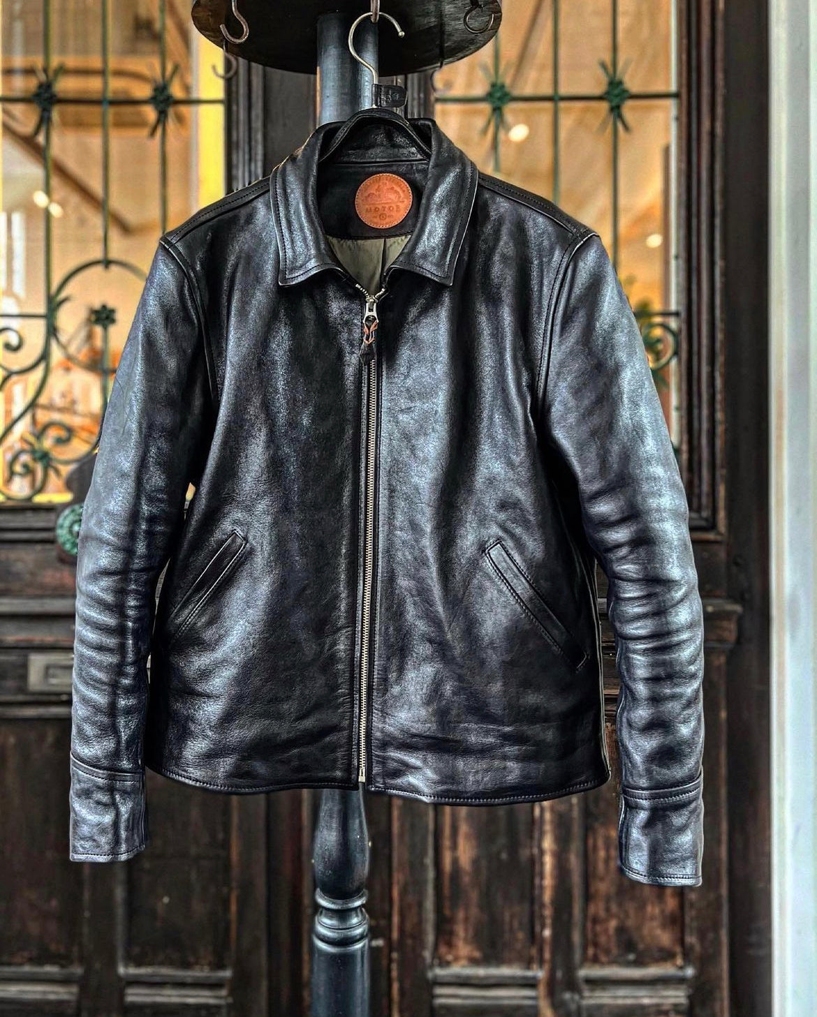 モトフィールド(MOTO FIELD) レザージャケット シープレディスダブルUK - Main Image