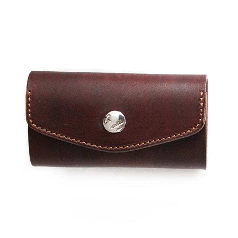 KC5D ≪DARK BROWN≫ HAND-DYED KEY CASE / 手染めキーケース