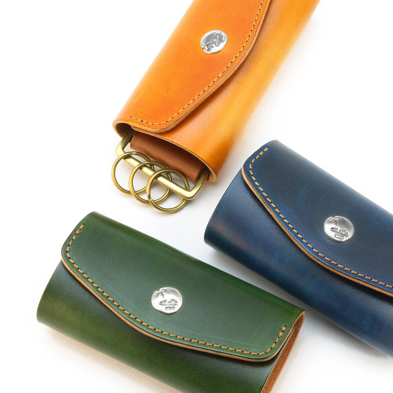 KC5D ≪NAVY≫ HAND-DYED KEY CASE / 手染めキーケース
