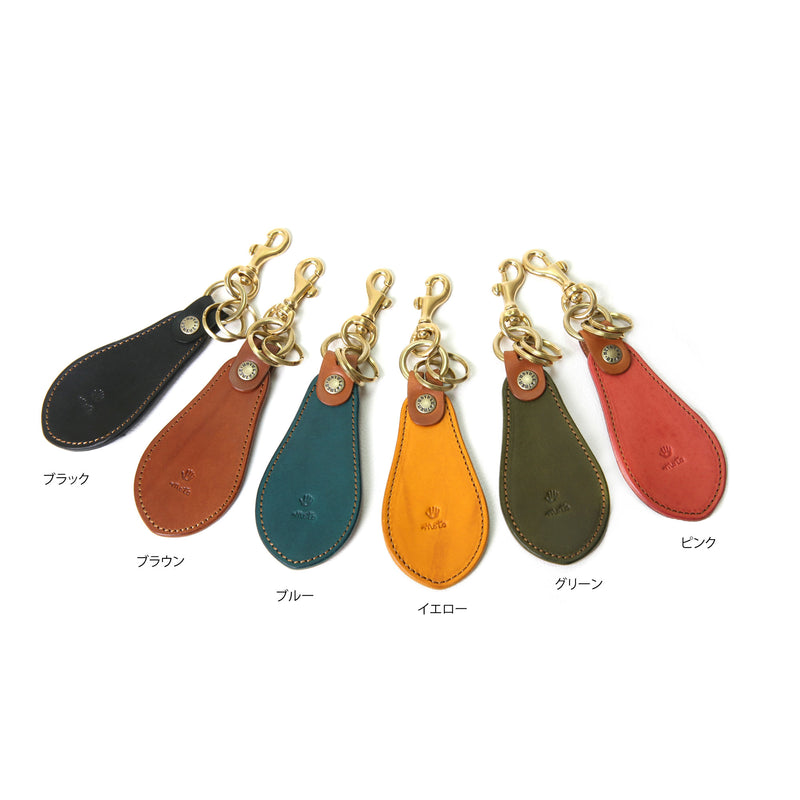 KH10 ≪BLACK≫ SHOEHORN KEY HOLDER / 靴べらキーホルダー