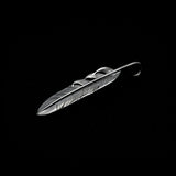 FT-12R , FEATHER PENDANT , SMALL , RIGHT /  プレーン小フェザー(右)