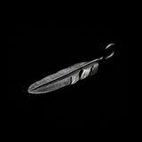 FT-12R , FEATHER PENDANT , SMALL , RIGHT /  プレーン小フェザー(右)