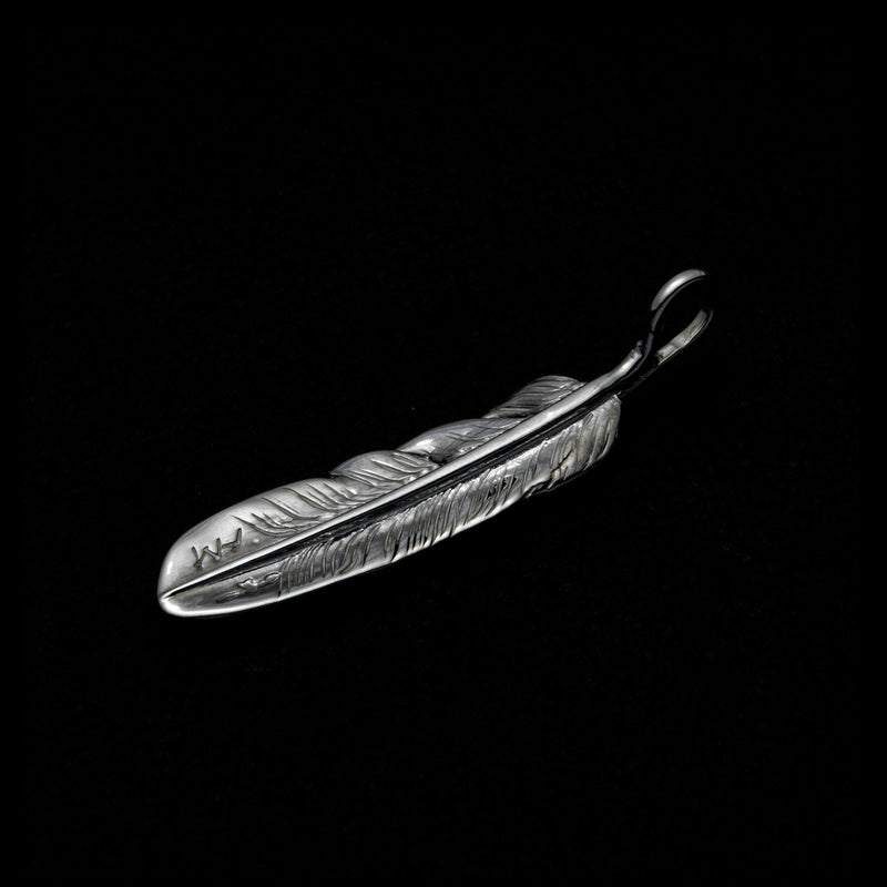 MOTOR FT-12L , FEATHER PENDANT , SMALL , LEFT / プレーン小