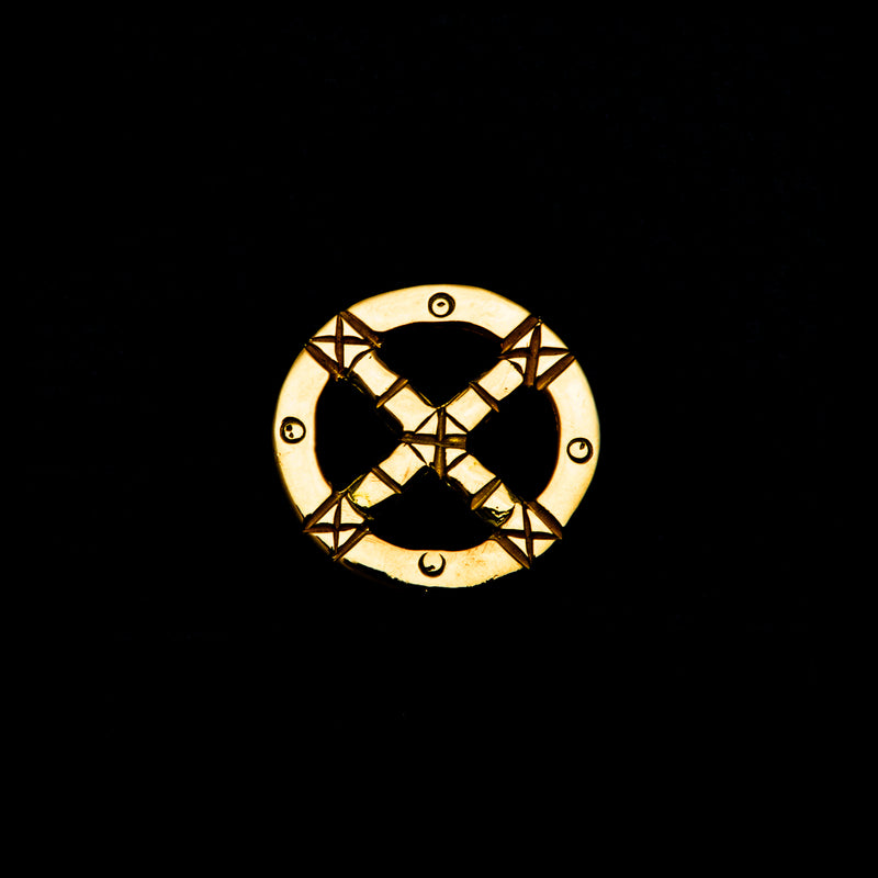 WHG-01S , K18GOLD MEDICINE WHEEL ,  SMALL / K18全金小ホイール