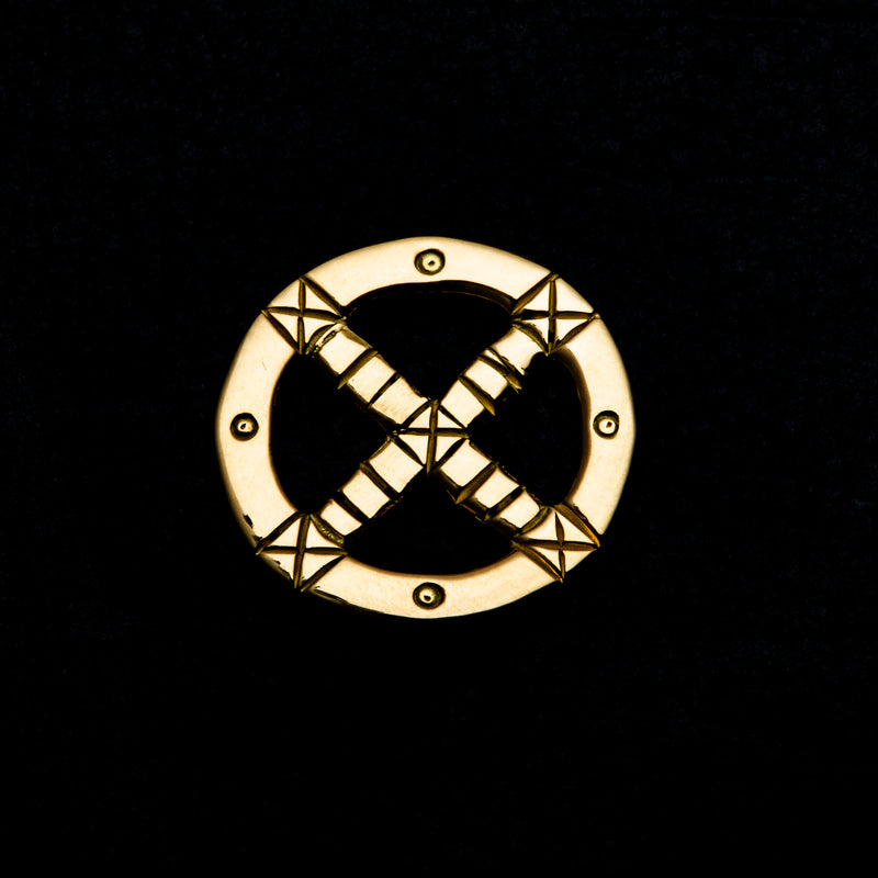 WHG-01L , K18GOLD MEDICINE WHEEL , LARGE / K18全金大ホイール
