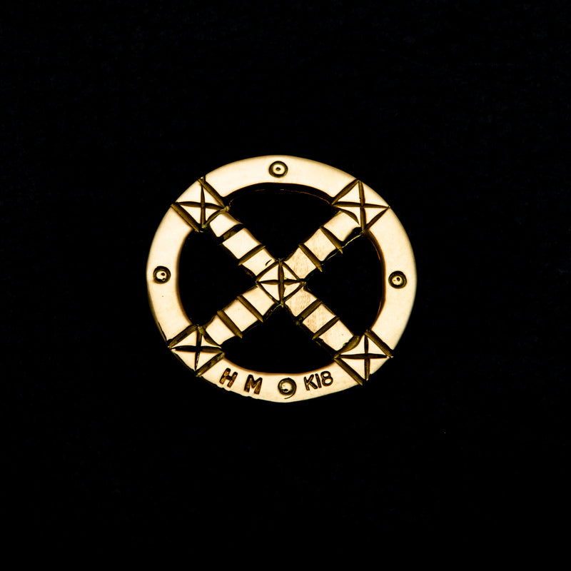 WHG-01L , K18GOLD MEDICINE WHEEL , LARGE / K18全金大ホイール
