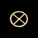 WHG-03L , K18GOLD NARROW MEDICINE WHEEL , LARGE / K18全金細大ホイール