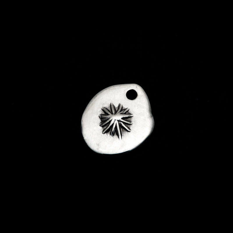 MT-02 , SUN STAMPED PENDANT /  太陽スタンプメタル