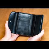 【2023スペシャル 】W6 ジビエレザー(ヒグマ）× イタリアンカウ ミドルウォレット