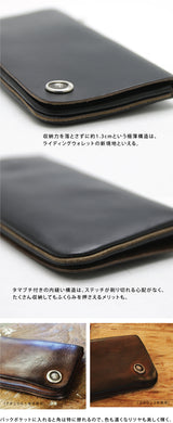 "MOTOR NEW VINTAGE"  HORWEEN CHROMEXCEL TRACKER'S WALLET  ホーウィン クロムエクセル トラッカーズウォレット