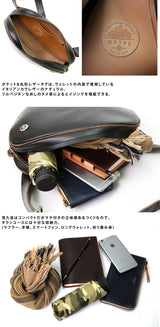 "MOTOR NEW VINTAGE"  HORWEEN CHROMEXCEL BODY BAG  ホーウィン クロムエクセル ボディバッグ