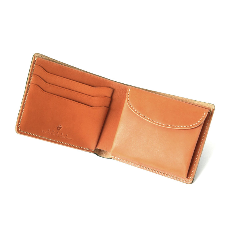 【2025 SPECIAL】W1 ハンドダイ・ヌメクロコ × ハンドダイ・ベルギーヌメ ≪GREEN≫ ショートウォレット