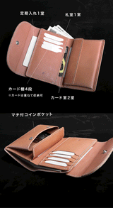 【2023スペシャル 】W6 ハンドダイクロコ × ハンドダイコードバン ミドルウォレット