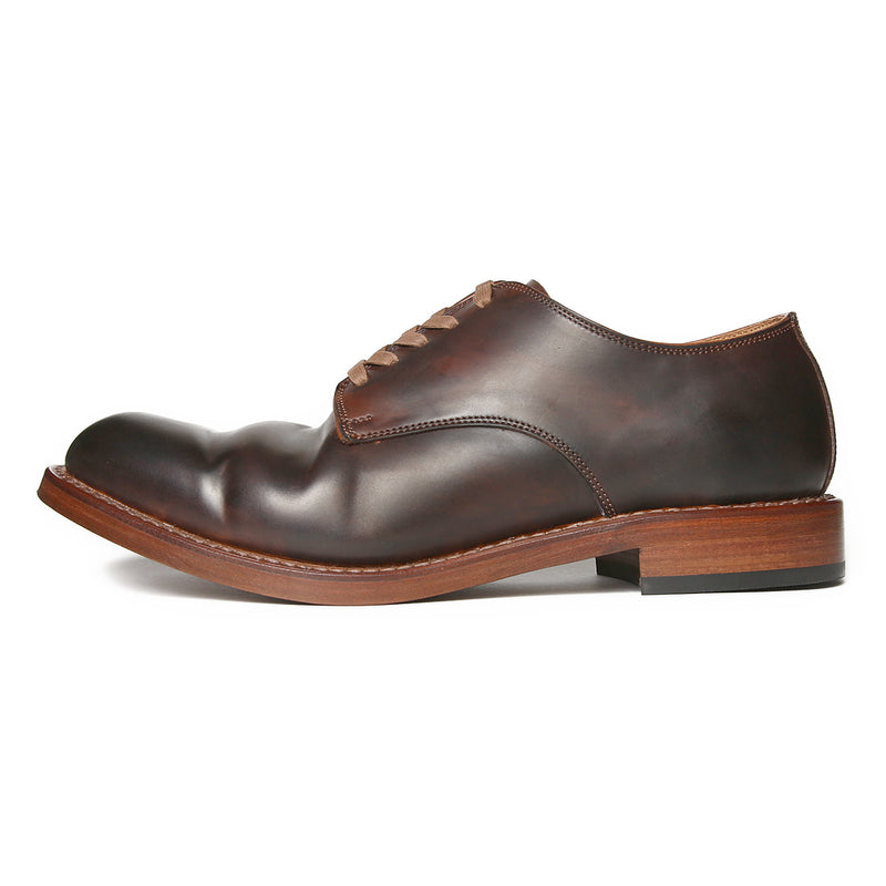 #2100 CORDOVAN PLAIN TOE SHOES BROWN コードバンプレーントゥシューズ ブラウン