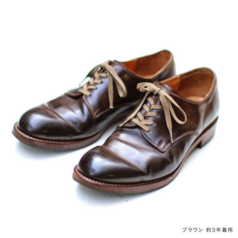 #2100 CORDOVAN PLAIN TOE SHOES BROWN コードバンプレーントゥシューズ ブラウン