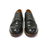 #2100 CORDOVAN PLAIN TOE SHOES BLACK コードバンプレーントゥシューズ ブラック