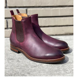 #2920 LATIGO SIDE GORE BOOTS BURGUNDY ラティーゴ サイドゴアブーツ バーガンディ